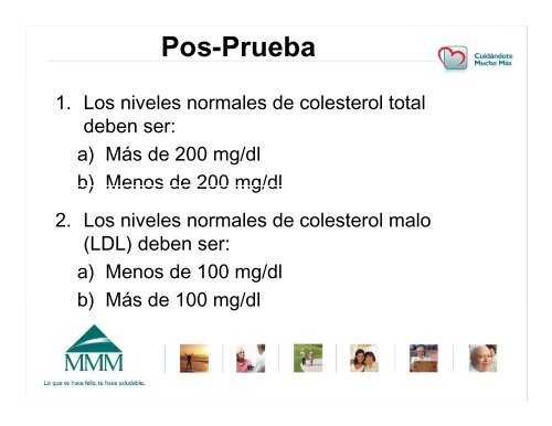 Â¿CÃ³mo Mantener los Niveles de Colesterol Bajo Control? - MMM