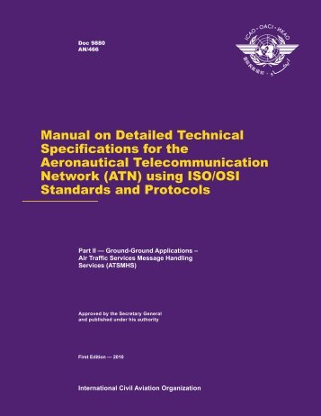 ICAO SARPS Doc 9880-AN/466 - Isode