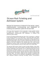 Ocean Park Ticketing and Admission System - Ocean Park Hong Kong