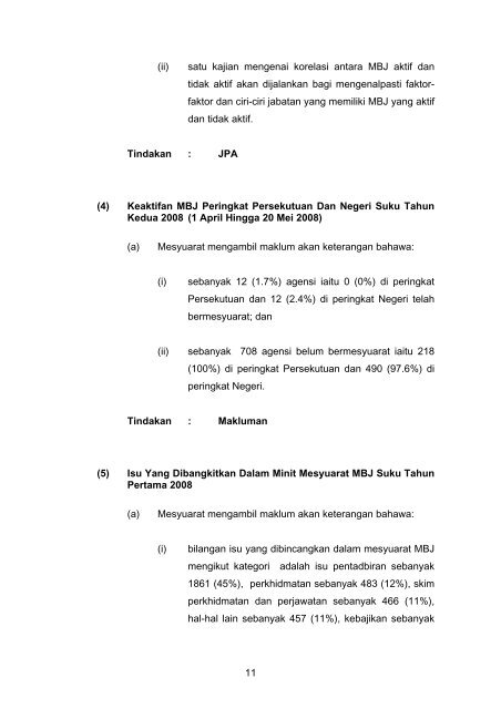 Minit Mesyuarat 01/08 - Jabatan Perkhidmatan Awam