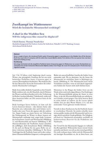 Zweikampf im Wattenmeer - Aquatic Commons