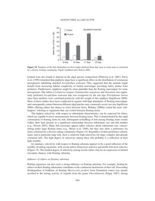 The ecology of rafting in the marine environment - Bedim