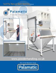 Palamatic Powder Handling - Sack Tip Datasheet 2012