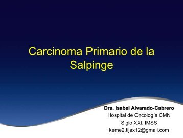 Carcinoma de salpinge