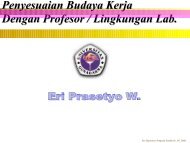 Dengan Profesor / Lingkungan Lab. - Pusat Studi