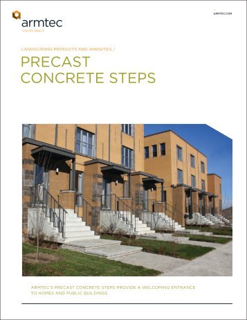 Precast Concrete Steps Brochure - Armtec