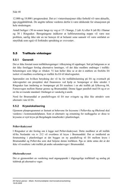 Kommunedelplan Ringsaker.pdf - Statens vegvesen