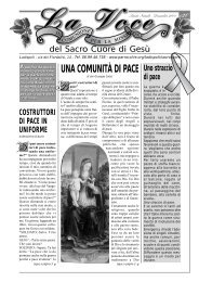 NÂ° 20, Dicembre 2001 - Una comunitÃ  di pace - parrocchia ...