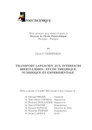 Denis S. GREBENKOV TRANSPORT LAPLACIEN AUX ...