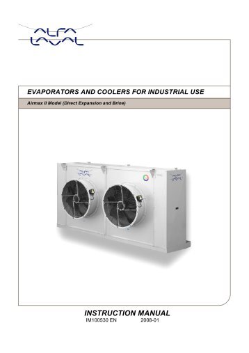 EVAPORATORS AND COOLERS FOR ... - Alfa Laval - ABC