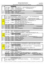 Wegweiser 04-2012 - Pfarrgemeinde Eberau, Gaas, Bildein