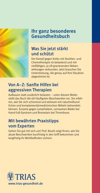 Gut durch die Krebstherapie