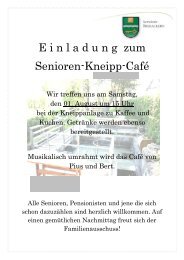 Senioren Kneippcafe