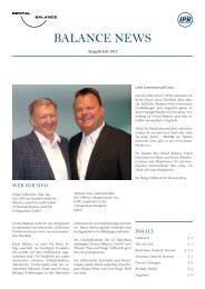 Balance news: Ausgabe Juli 2012 (PDF) - Dental Balance