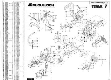 McCulloch Titan 7 Chainsaw Prefix 01 - Small Engine Parts