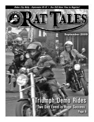 September 2009 - Triumph Riders Association of Portland