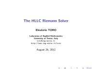 The HLLC Riemann Solver