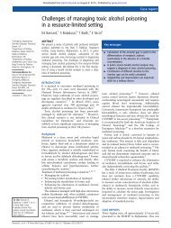 Challenges of managing toxic alcohol poisoning in a ... - Koh Tao EMS