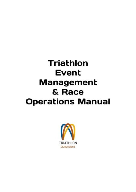 Triathlon Event Management & Race Operations ... - Triathlon QLD