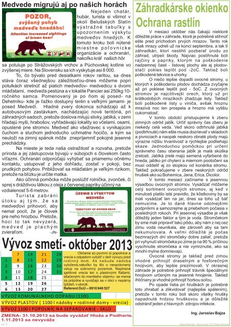 NaÅ¡a BeluÅ¡a 9/2013 v elektronickej podobe (pdf)