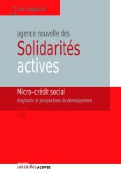 Microcrédit social. Diagnostic et perspectives de développement ...