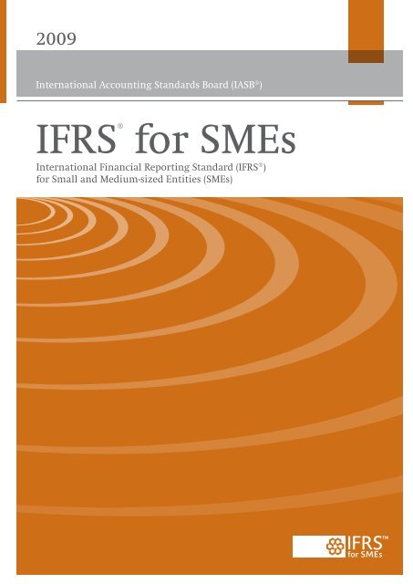 (IFRS) for Small and Medium-sized Entities (SMEs)