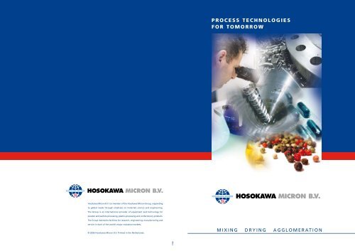 process technologies for tomorrow - Hosokawa Micron Powder ...