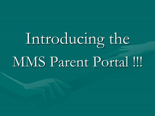 MMS Parent Portal Instructions