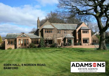 EDEN HALL, 9 NORDEN ROAD, BAMFORD - Ask Local