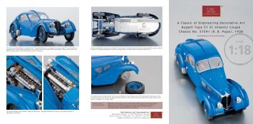 A Classic of Engineering Decorative Art Bugatti Type 57 SC ... - CMC