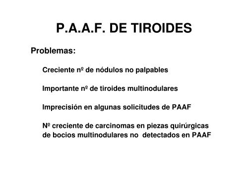 paaf tiroides