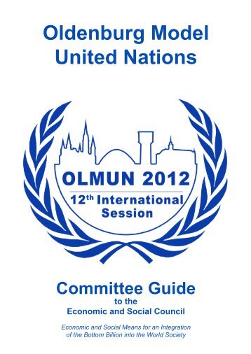 Committee Guide "Economic and Social Council" (ECOSOC) - olmun