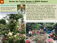 Willkommen im Garten der Familie Zerwes in Simmern