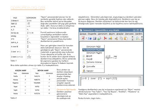 TÃ¼m YÃ¶nleriyle OpenOffice.org - Tilkinin Dilinden