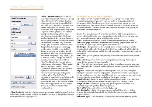 TÃ¼m YÃ¶nleriyle OpenOffice.org - Tilkinin Dilinden