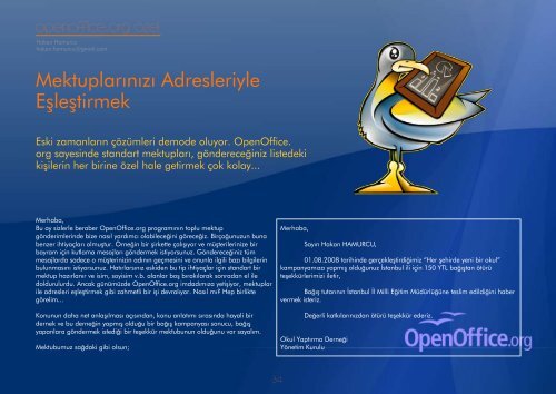 TÃ¼m YÃ¶nleriyle OpenOffice.org - Tilkinin Dilinden