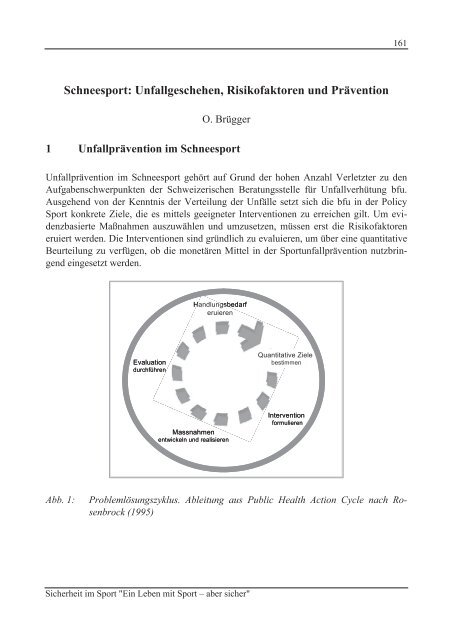 Sicherheit im Sport Ein Leben mit Sport – aber sicher