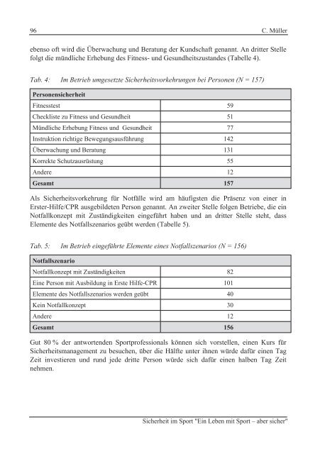 Sicherheit im Sport Ein Leben mit Sport – aber sicher