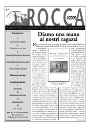 Diamo una mano ai nostri ragazzi - La Rocca - il giornale di Sant ...