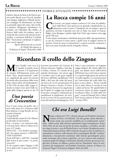 Diamo una mano ai nostri ragazzi - La Rocca - il giornale di Sant ...