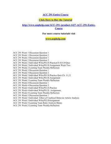acc 291 week 2 summary essay Week two summary acc/291 abstract during the first two weeks, learning team “a” studied several objectives during week one, we learned how to prepare journal entries to account for transactions related to accounts receivable and bad debt using both percentage of sales and the percentage of receivables methods, ways to distinguish between tangible and intangible assets, the means to. acc 291 week 2 summary essay Week two summary acc/291 abstract during the first two weeks, learning team “a” studied several objectives during week one, we learned how to prepare journal entries to account for transactions related to accounts receivable and bad debt using both percentage of sales and the percentage of receivables methods, ways to distinguish between tangible and intangible assets, the means to.