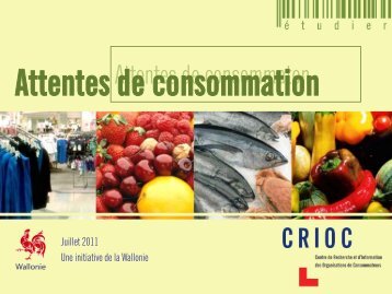 Attentes de consommation - Crioc