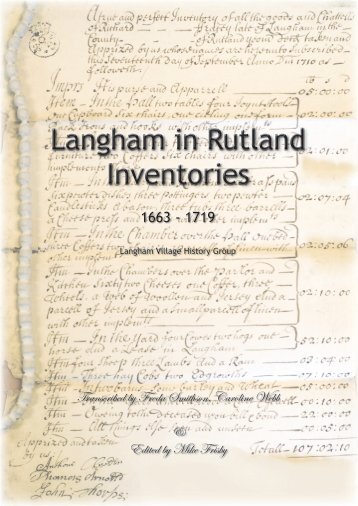 Inventories - Langham Village History Group