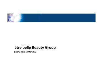 Produktportfolio - Gesichtspflege - être belle Cosmetics