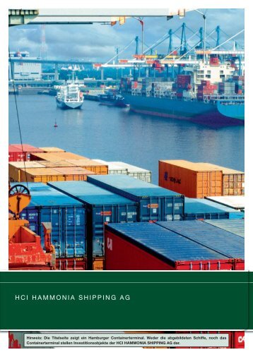 hci hammonia shipping ag hci hammonia shipping ag