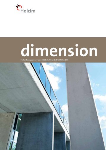 dimension - Holcim Süddeutschland