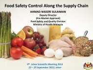 P7 Food safety along the supply chain - Kementerian Kesihatan ...