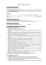 CONTRACT DE VOLUNTARIAT - Pancuantic