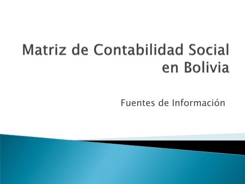 Matriz de Contabilidad Social