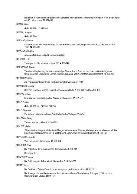 Zeitschrift für Thüringische Geschichte ZThG Bde. 1 bis 45 ...